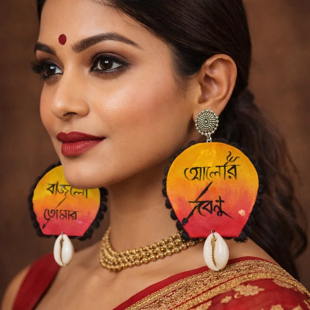 Bajlo Tomar Alor Benu Handmade Earring